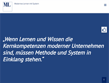 Tablet Screenshot of mlgruppe.de